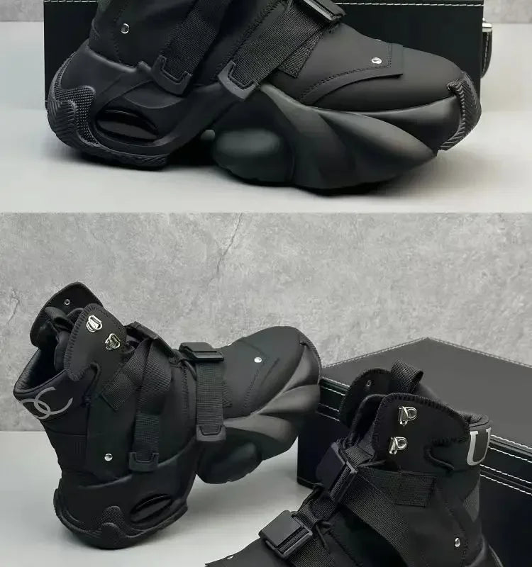 High Quality Men Walking Shoes Women's Platform Shoes Designer Thick Sole Breathable Casual Men Sneakers High-top Dad Shoes