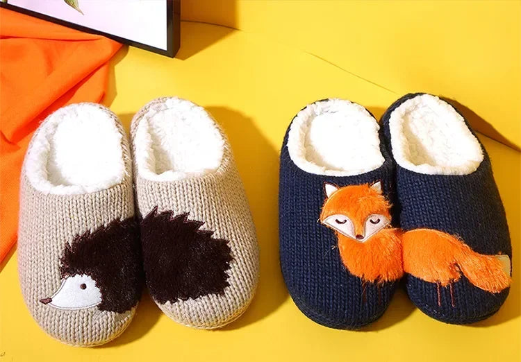 2024 Women's Slippers Cartoon Cute Dog Indoor Warm Non-slip Soft Sole Good Breathable Homeshoes Fashion Causal Cotton Shoes