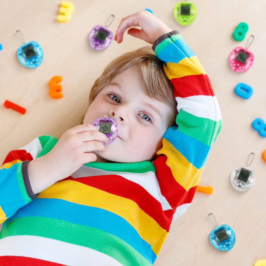 Kids Electronic Pets Game Tamagotchi Handheld Game Console Toy in Russian Original German Spanish Polish Virtual Digital Pet Toy