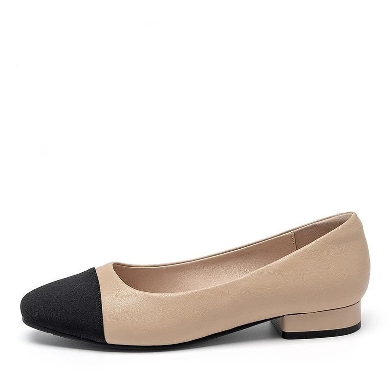 Summer Sandal For Women High Heels Sandals Retro Closed Square Toe Mules Shoes Girls Wedding Shoes Elegant Womans Low Heels Shoe