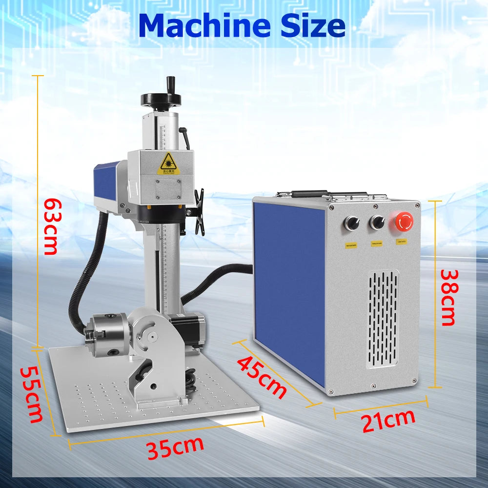 300W JPT Fiber Laser Marking Machine JPT MOPA M7 Metal Cutting For Gold Silver Jewelry Metal Engraving Cutting 110*110MM