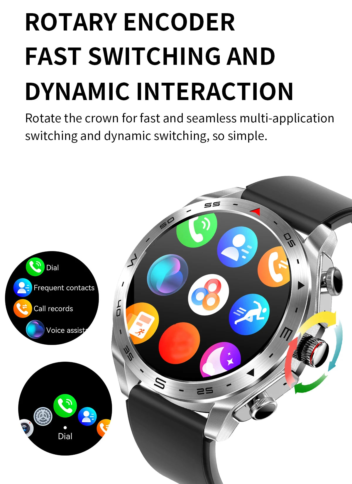 2024 New Smart Watch TWS 2-in-1 Bluetooth Earphones AI Voice SIRI Wake Up Motion Trajectory Tracker Men's and Women's Smartwatch