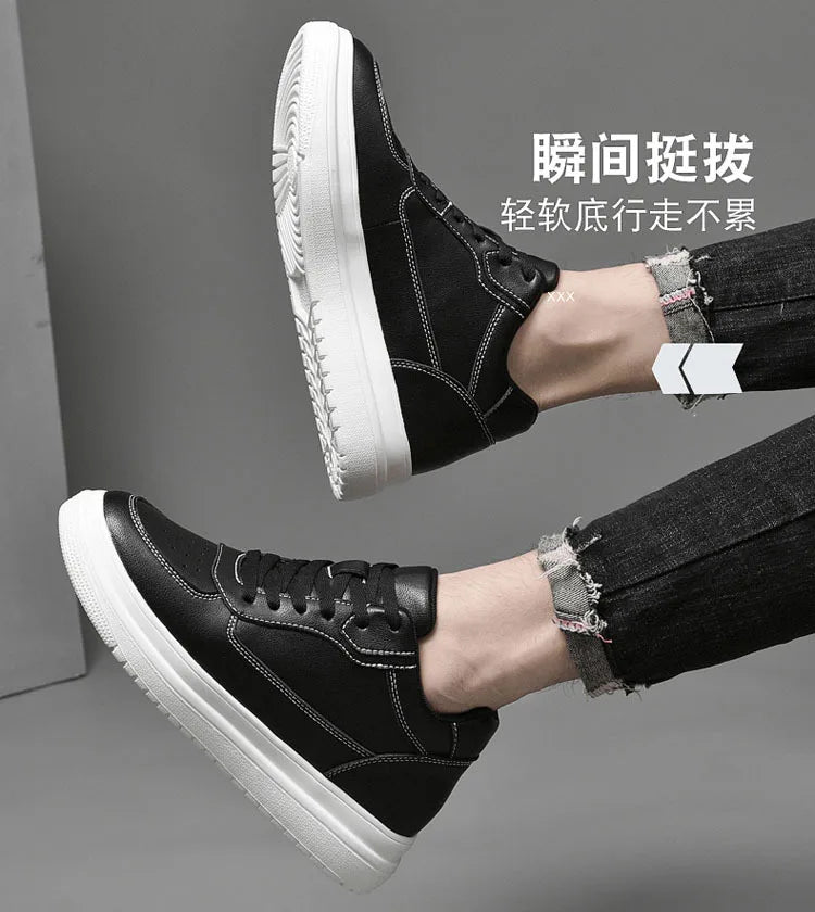 Luxury Elevator Shoes Men Women Sneakers Height Increasing Invisible 6 8 10CM Heighten Sports Man Taller Lift White Shoes