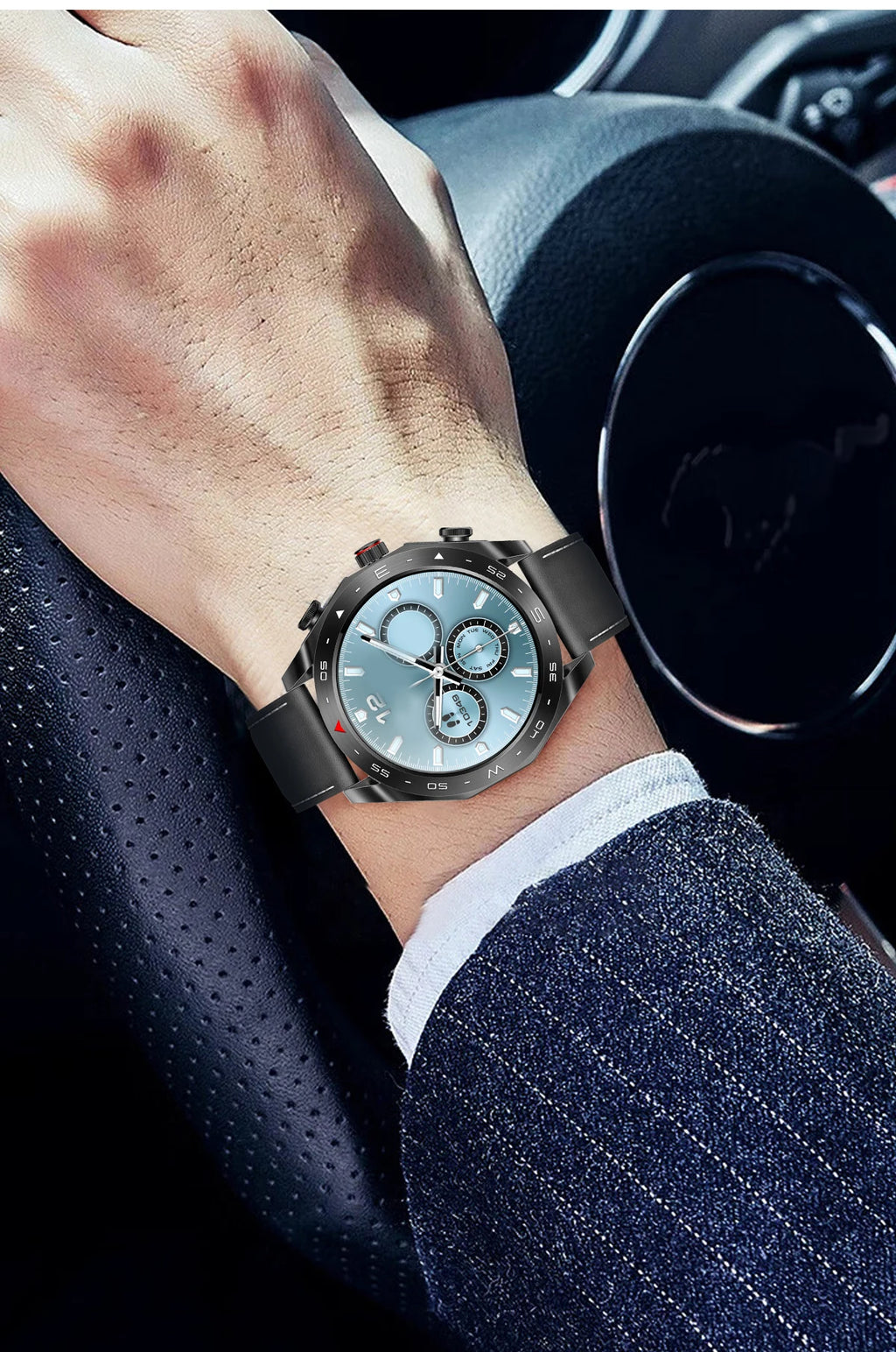 2024 New Smart Watch TWS 2-in-1 Bluetooth Earphones AI Voice SIRI Wake Up Motion Trajectory Tracker Men's and Women's Smartwatch