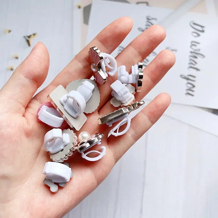 1 PCS Girls Pink Shoelace Charm Buckle Shoe Laces Charms for Sneakers Shoes Decorations Fashion DIY Shoelaces Accessories New