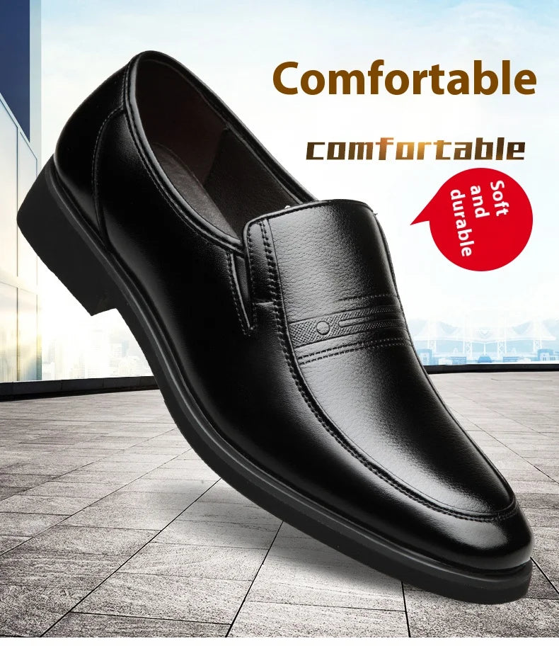 Mens 6CM Height Increase Dress Shoes Fashion Pointed Toe Business Casual Elevator Shoes Leather Oxfords Shoes Zapatos De Hombre