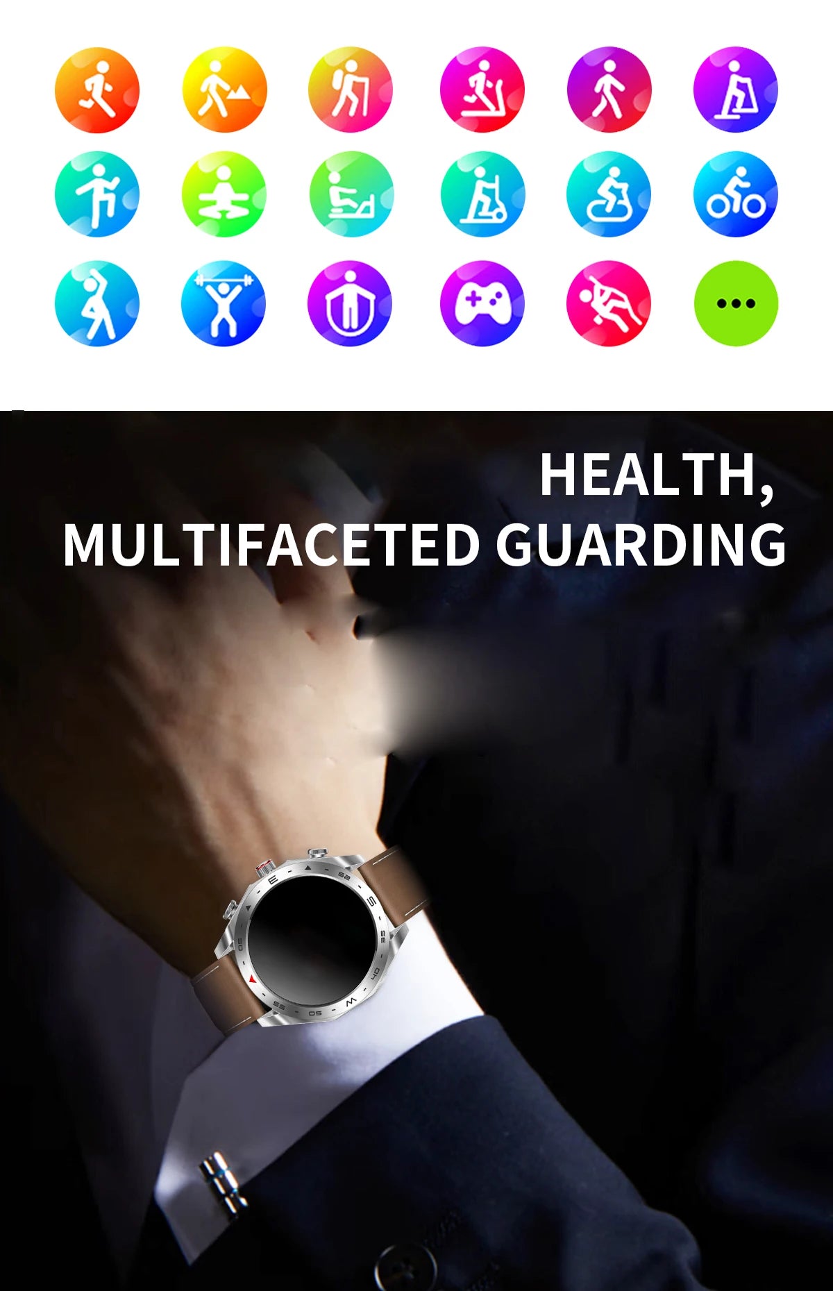 2024 New Smart Watch TWS 2-in-1 Bluetooth Earphones AI Voice SIRI Wake Up Motion Trajectory Tracker Men's and Women's Smartwatch
