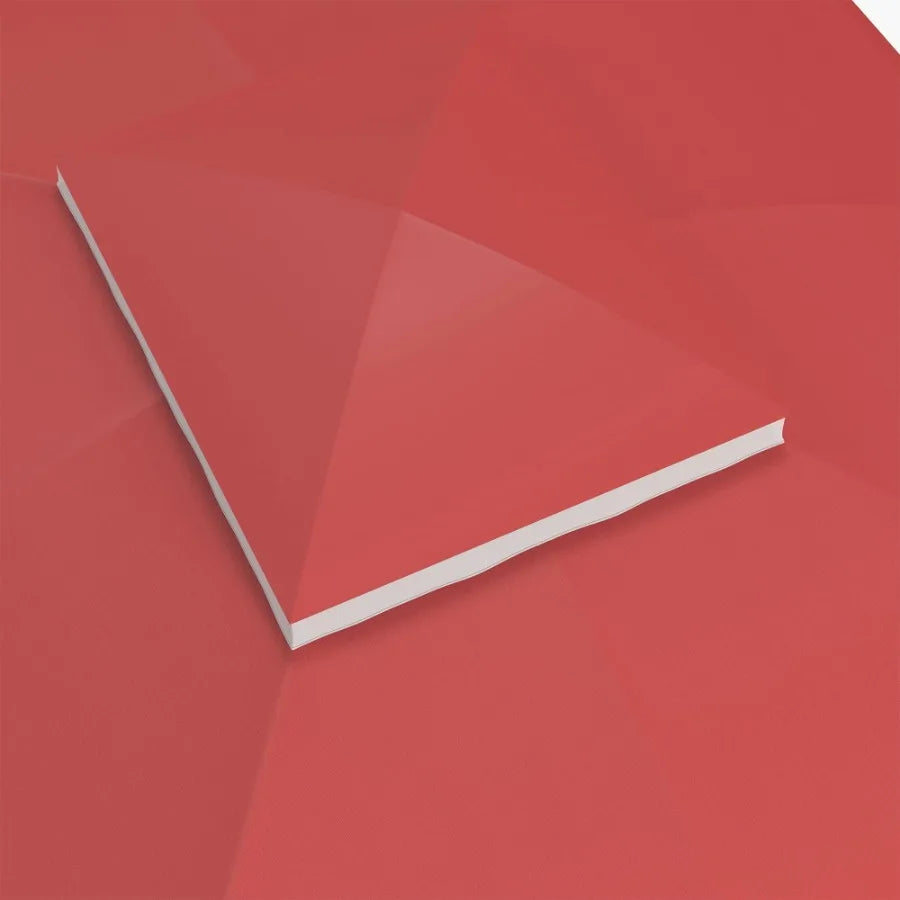 10' x 12' Gazebo Canopy Replacement 2Tier Outdoor Gazebo Cover Top Roof with Drainage Holes TOP ONLY Wine Red