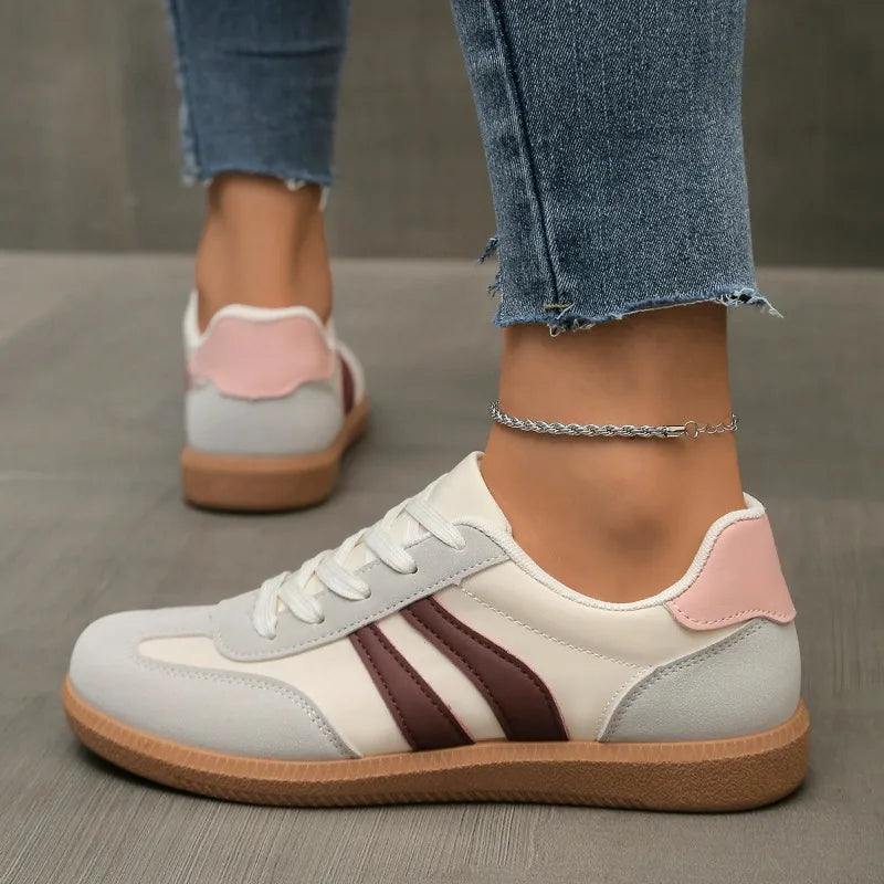 Womens Sneakers Spring New Luxury Flat Loafers Comfortable Slip on Soft Female Sneakers Lightweight Outdoor Shoes for Women