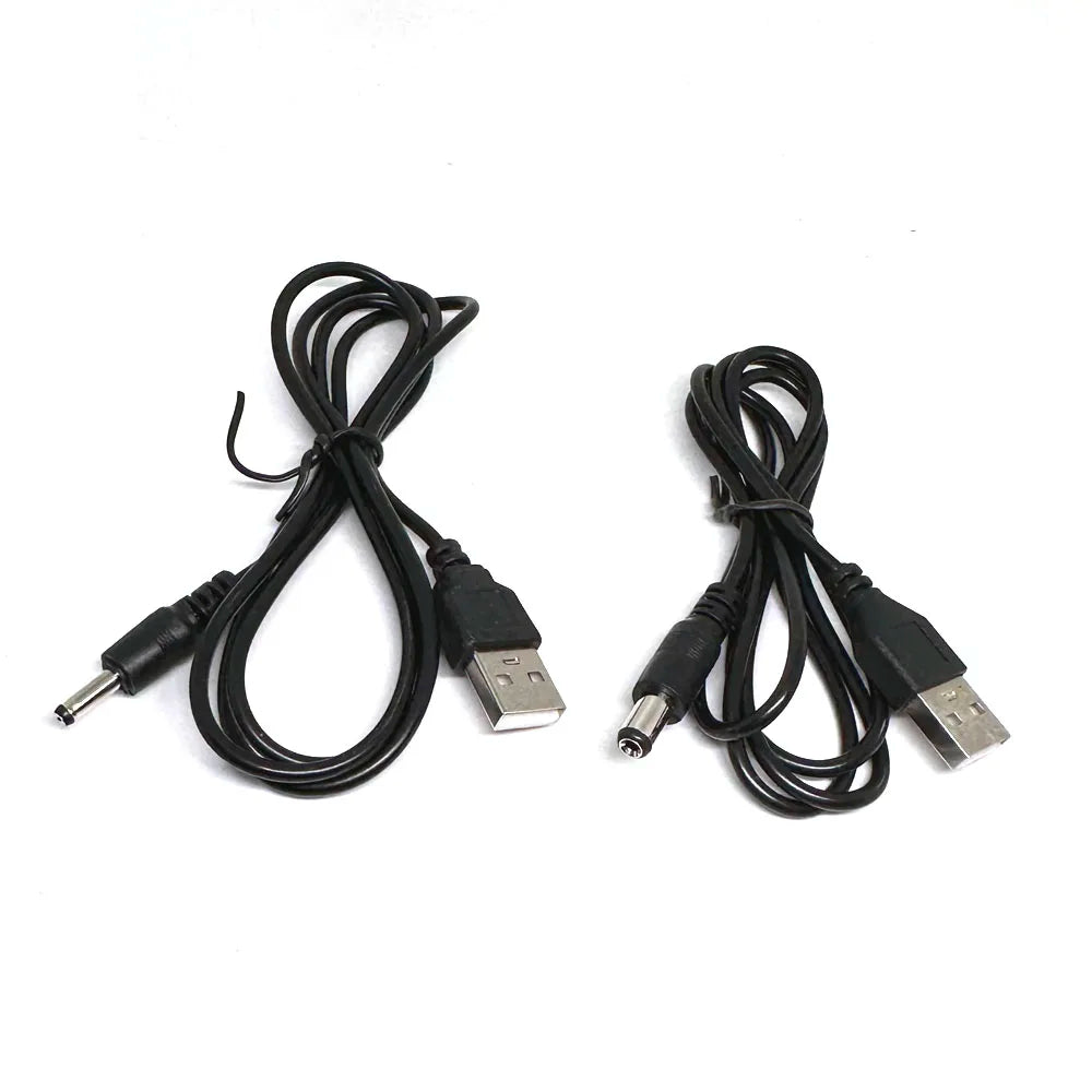 USB to DC5.5 DC Charging Electronic Data Line Electronic accessories USB to DC 5.5*2.1 / 5.5*2.5mm Copper Core Power Cord Cable