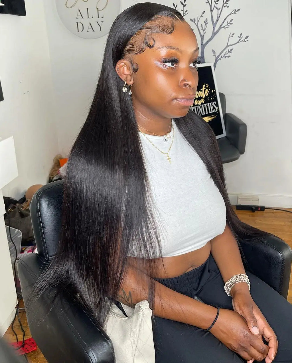 13x6 HD Straight Lace Frontal Wigs For Women Brazilian Transparent Lace Front Human Hair Wig 13x4 200 High Density 30 34 36 Inch