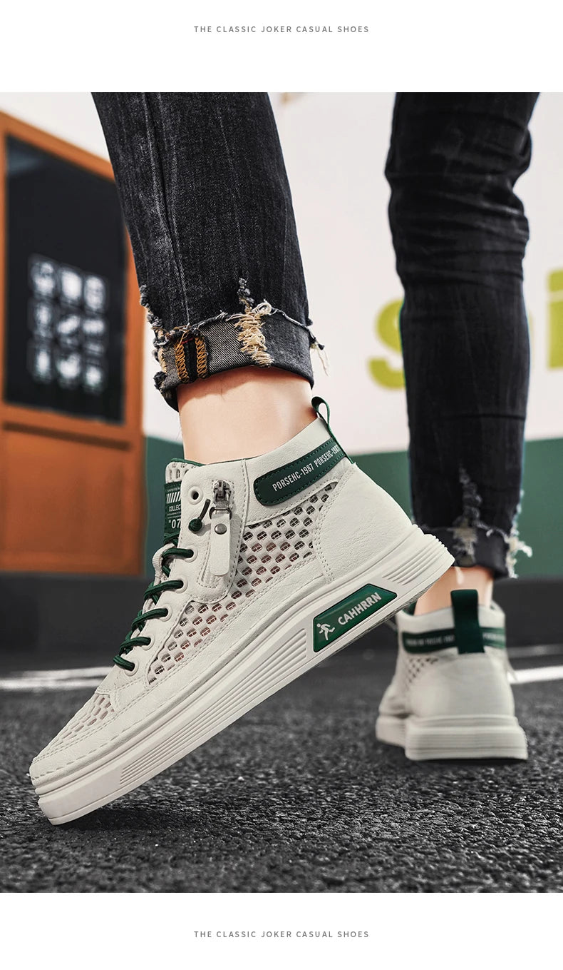 CYYTL Mesh Summer Shoes For Men Breathable Sneakers Casual Outdoor Running Tennis Platform Sports Hiking Designer Luxury Loafers