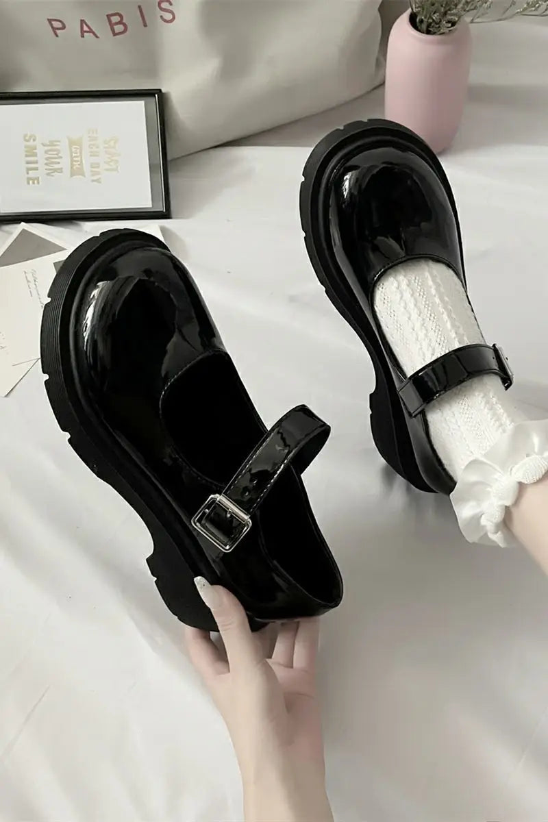 2024 Summer New Women's Shoes Japanese Style JK Flats Cute Student Mary Round Head Flat Shoes With Skirt For Girls