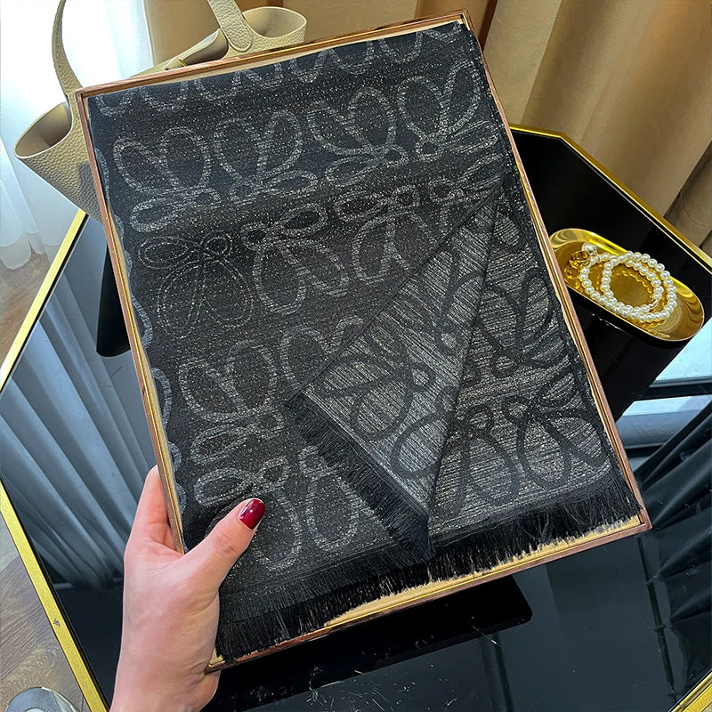 New Ladies Elegant Print Hijab Tencel cotton long scarf With Four Seasons Sun Protection Scarf Decoration Shawl Wrap Headscarf