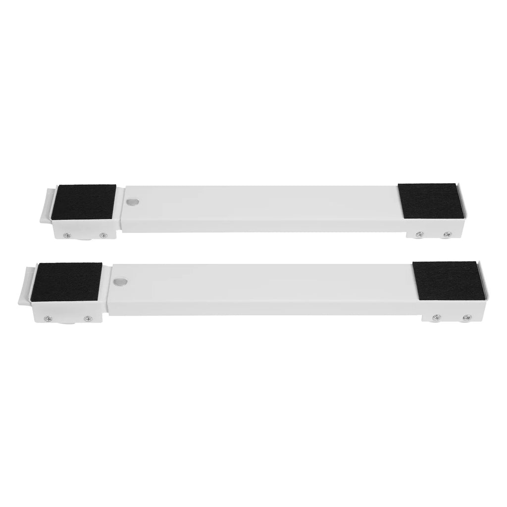 2 PCS Base Stand Adjustable Length Holder Appliance Rollers For Washing Machine 440.92lbs Load-bearing