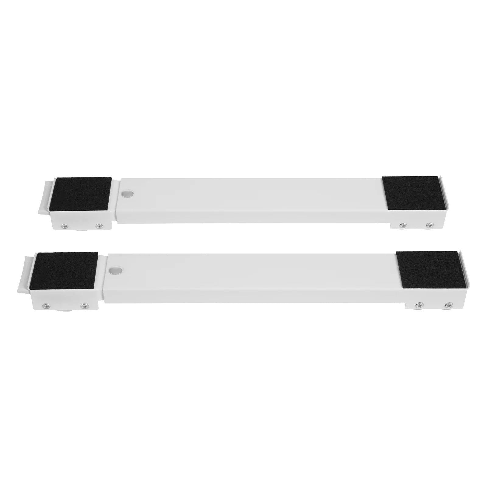 2 PCS Base Stand Adjustable Length Holder Appliance Rollers For Washing Machine 440.92lbs Load-bearing