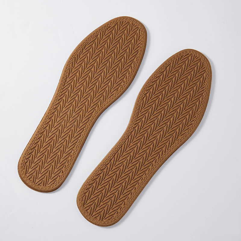1Pair  Thin Soft Cushioning Replacement Insole Comfortable Cotton  Layer Foam Pads Absorb-Sweat Shoe Insert Breathable Insoles