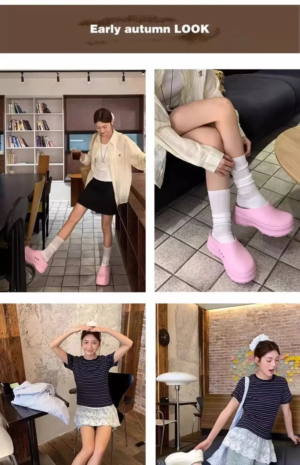 Women's Slippers Minimalist Fashion Air Cushion Soft 5CM Platform Non Slip Sandals Breathable Couple Style Heightened Chef Shoes