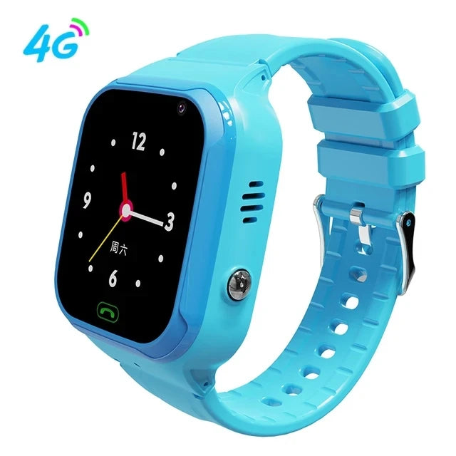 2025 4G Children's Smart Watch sim card GPS Track Video Call Camera SOS Waterproof Display Location LBS Tracker Smart Watch