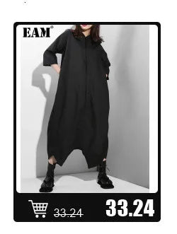 [EAM] High Elastic Waist Blue Back Plaid Denim Long A-line Half-body Skirt Women Fashion Tide New Spring Autumn 2025 1DH8117