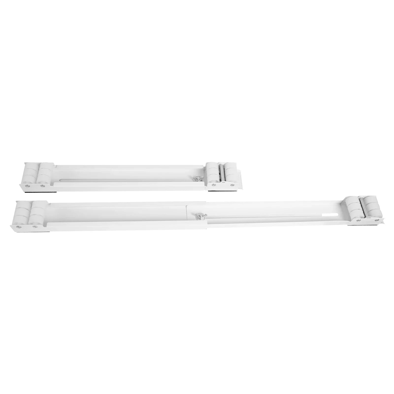 2 PCS Base Stand Adjustable Length Holder Appliance Rollers For Washing Machine 440.92lbs Load-bearing