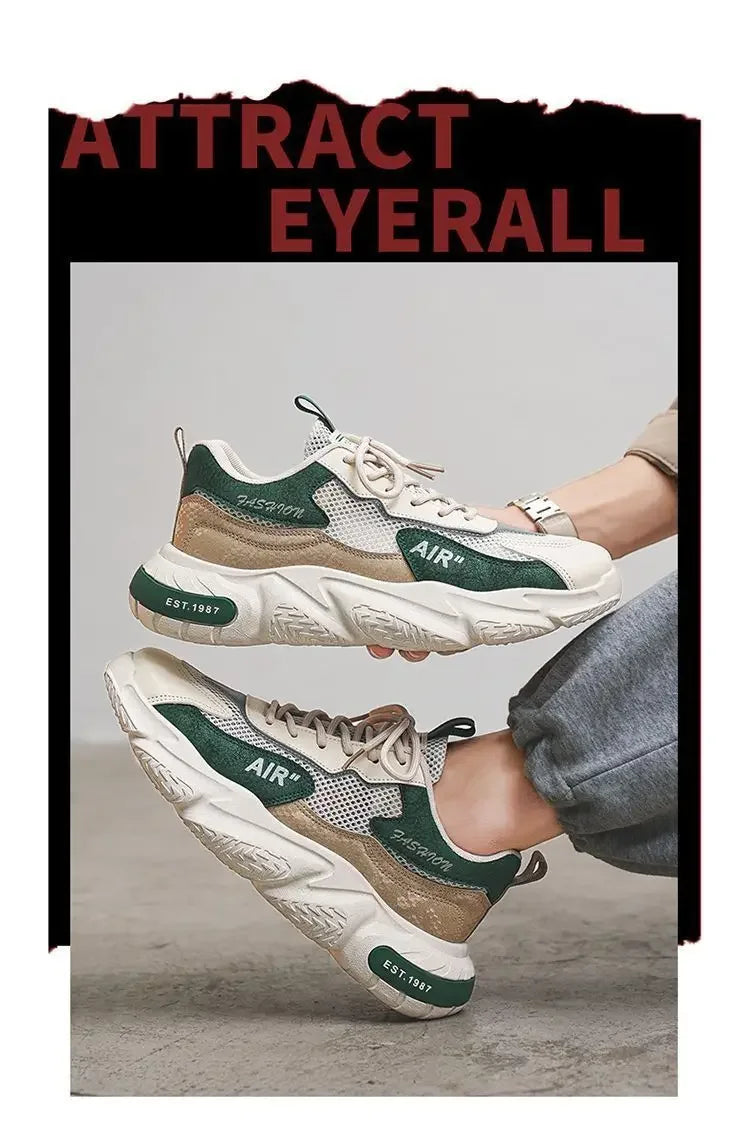 Men Casual Sports Shoes Breathable Lightweight Sneakers Summer Outdoor Tennis Running Walking Shoes Male Vulcanized Shoes Man