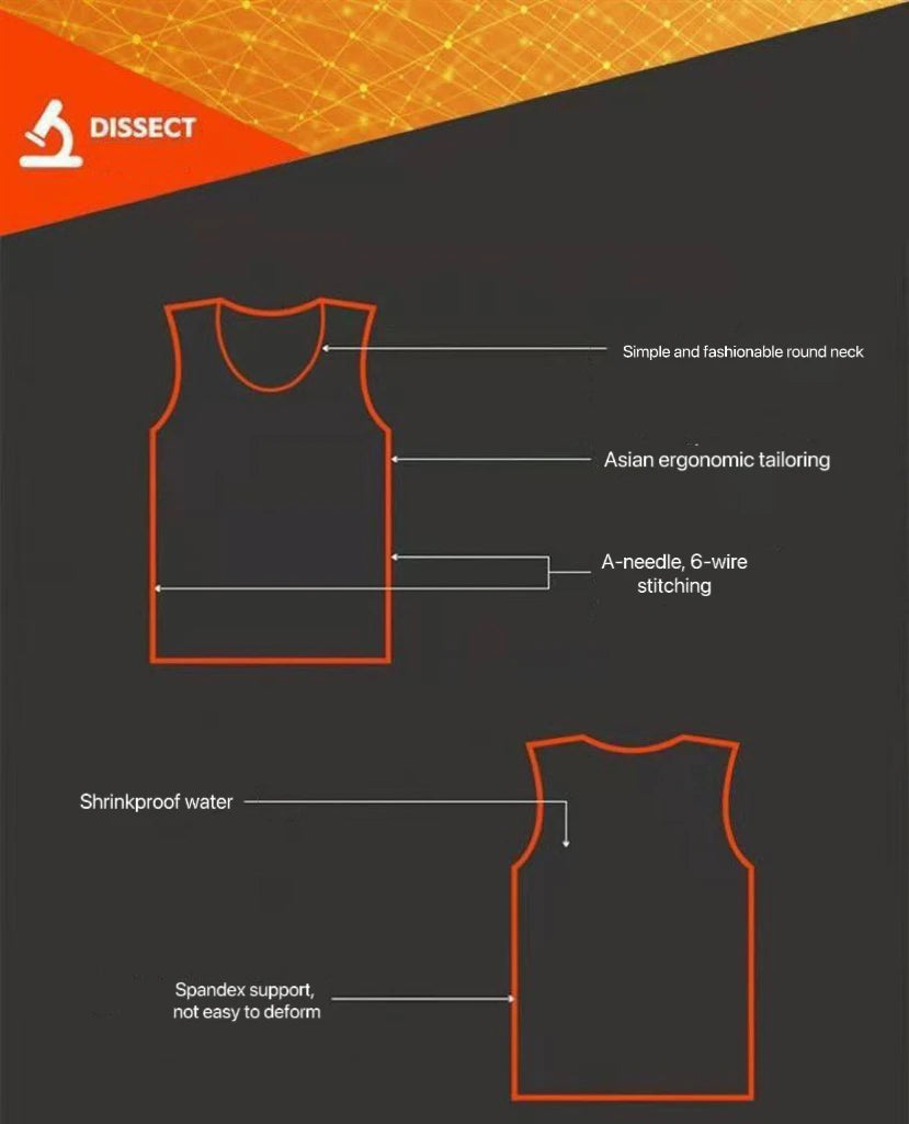 1pcs Men Thermal Underwear Man Sleeveless Vest Autumn WinterThermo Lingerie Men's Warm Top Thickening Thermo Vest Undershirt