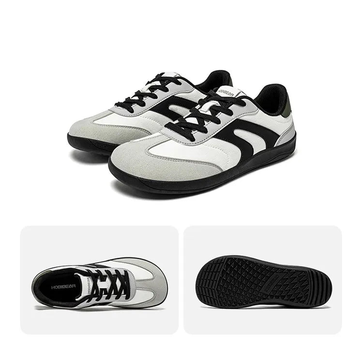 HOBIBEAR Unisex Barefoot Sneakers Women Men Wide Toe Minimalist Zero Drop Shoes Non Slip Lace Up Casual Sneaker