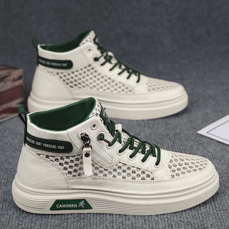 CYYTL Mesh Summer Shoes For Men Breathable Sneakers Casual Outdoor Running Tennis Platform Sports Hiking Designer Luxury Loafers