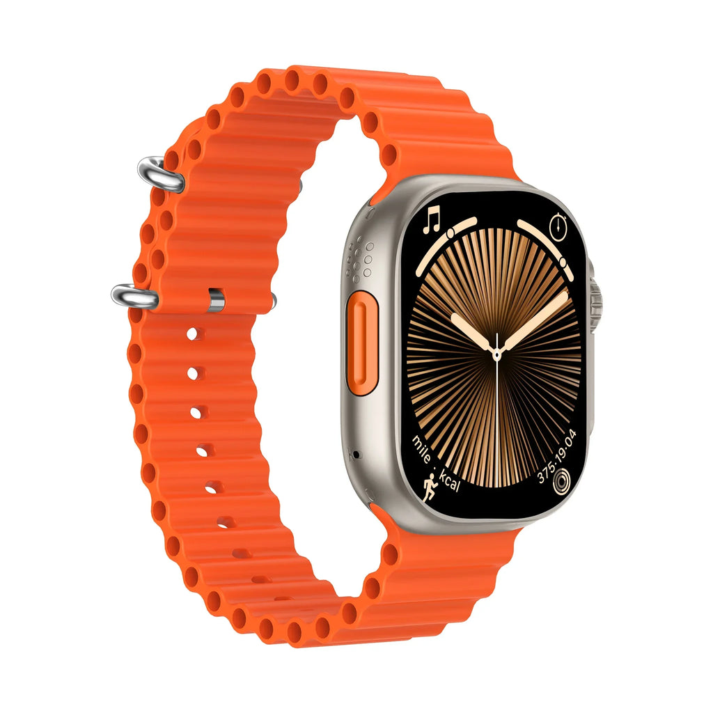 2025 BW9 Smartwatch SIM Card Bluetooth Calling 2.01-inch Screen Telescopic Camera Full Network Coverage Step Counting Recording