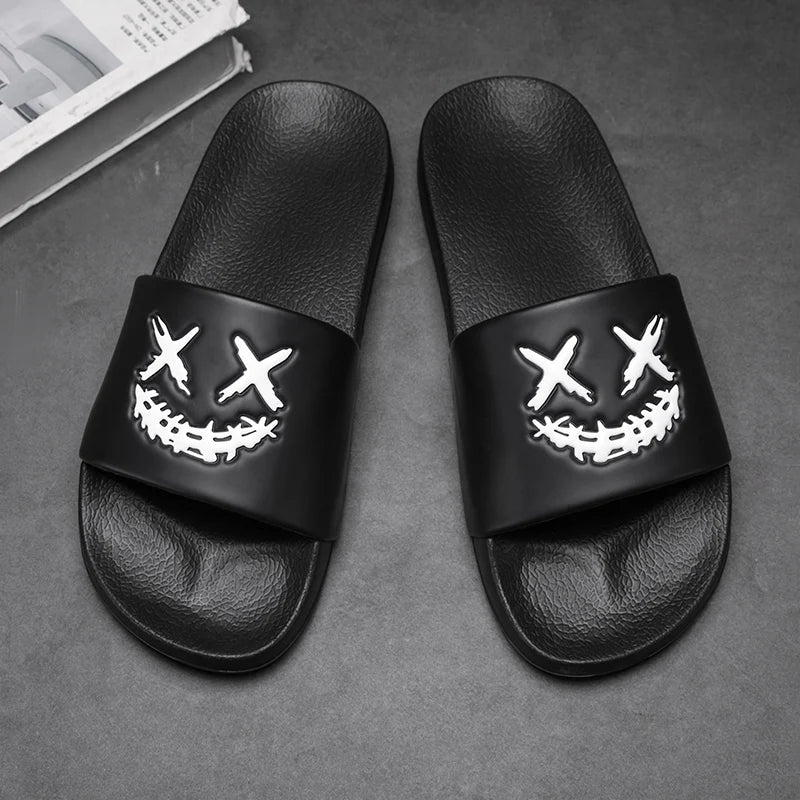 Couple Style Men's and Women's Slippers 2025 New Outer Wear Summer Home Shoes Casual Beach Slippers
