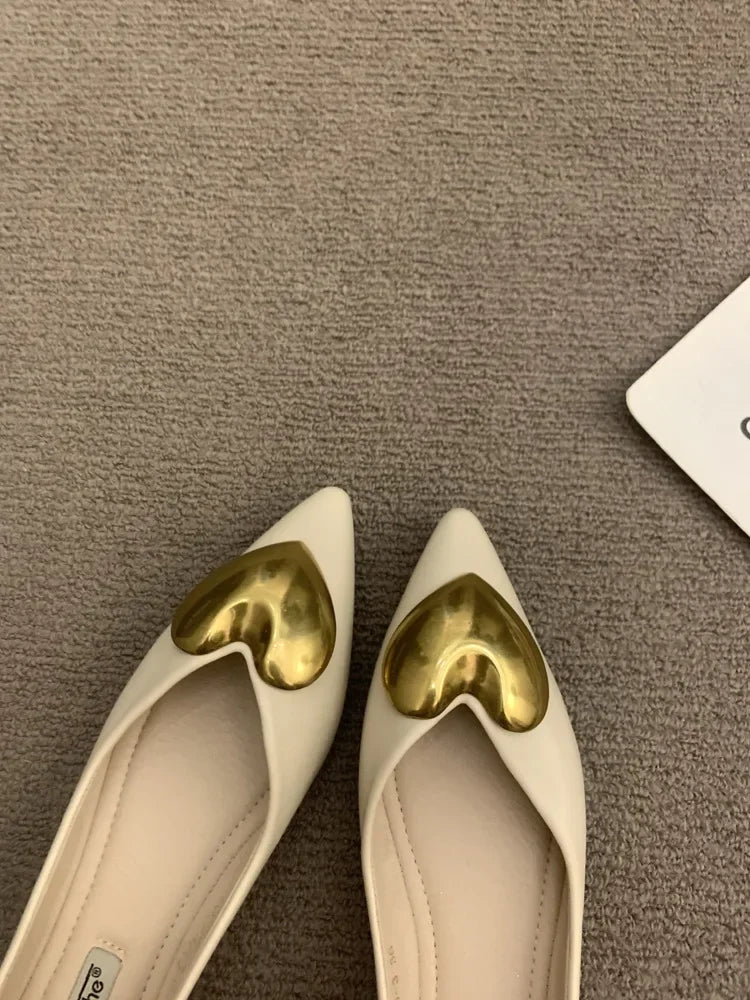 Elegant Black Flat Bottomed Single Shoes For Women New Spring Autumn/Winter French Style Soft Bottomed Comfortable Commuting Sho