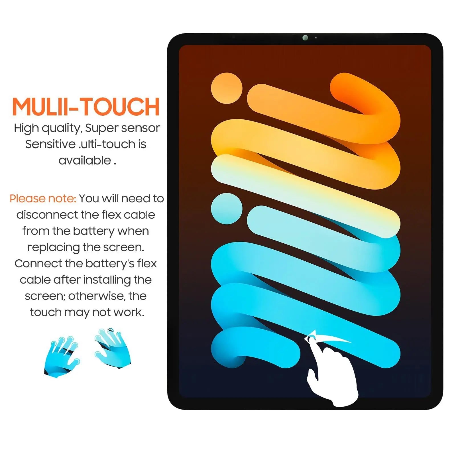 For iPad Pro 11 3rd Gen A2377 A2459 A2301 A2460 Display LCD Touch Screen Digitizer