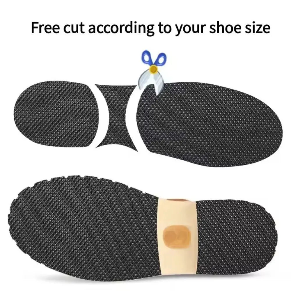 Durable Elastic Sole Anti Slip Sticker Wearable Self Adhesive Shoe Bottom Pads Repair Shoe Sole Protectors