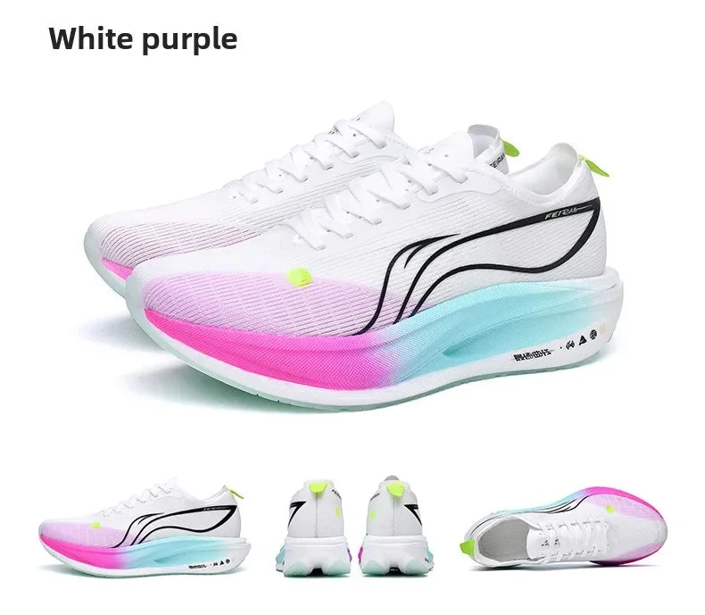 Men's Shoes Fashion Running Shoes Casual Breathable Mesh Surface Carbon Plate Rubber Outsole Red Rabbit Limited Sports Shoes