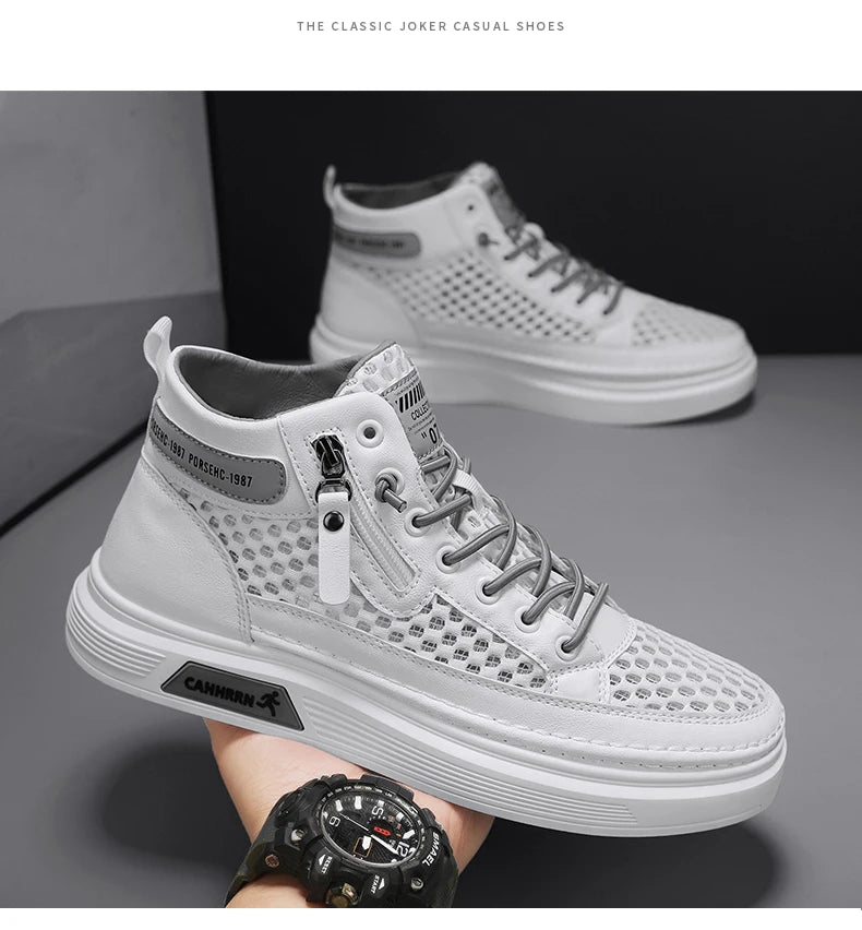CYYTL Mesh Summer Shoes For Men Breathable Sneakers Casual Outdoor Running Tennis Platform Sports Hiking Designer Luxury Loafers
