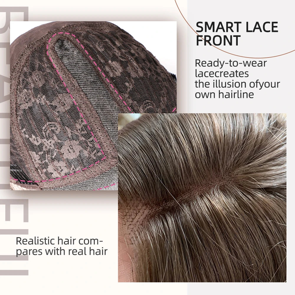 Blonde Unicorn Lace Front Wig Blonde Wave Wig Hair Synthetic Wigs for Black White Women Daily Party Cosplay Heat Resistant Hair