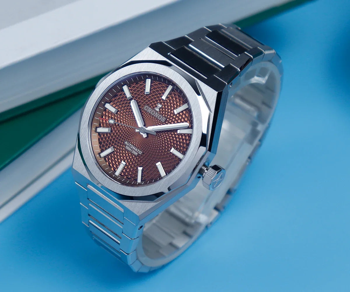 2025 Cronos L6028 New Dial Limited 39mm PT5000 See-through Caseback Men Automatic Wristwatches 10ATM Lumious V3 Watches for Men