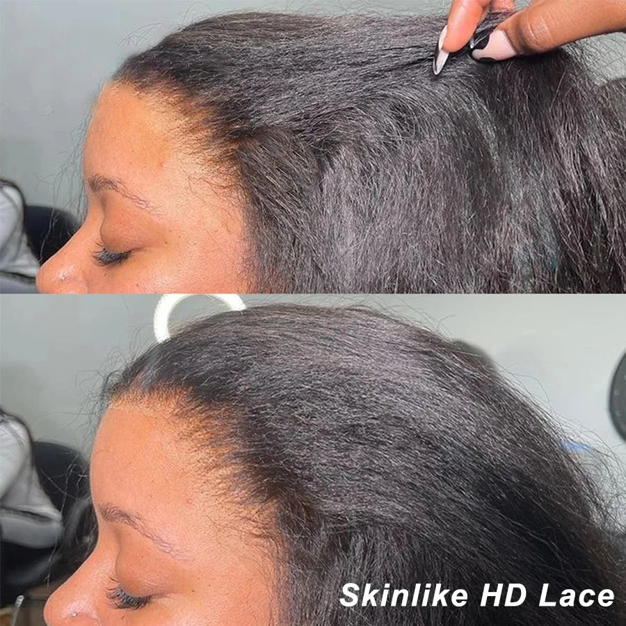 7x7 Kinky Straight Invisible 13x6 HD Lace Frontal Closure Only Melt Skins Pre plucked 5x5 6x6 HD Lace Closure Only Human Hair