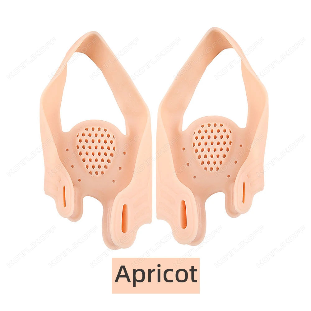 1 Pair Silicone Toe Separator Hallux Valgus Bunion Corrector Hammer Toe Straightener Foot Pain Relief Orthopedic Pedicure Tools