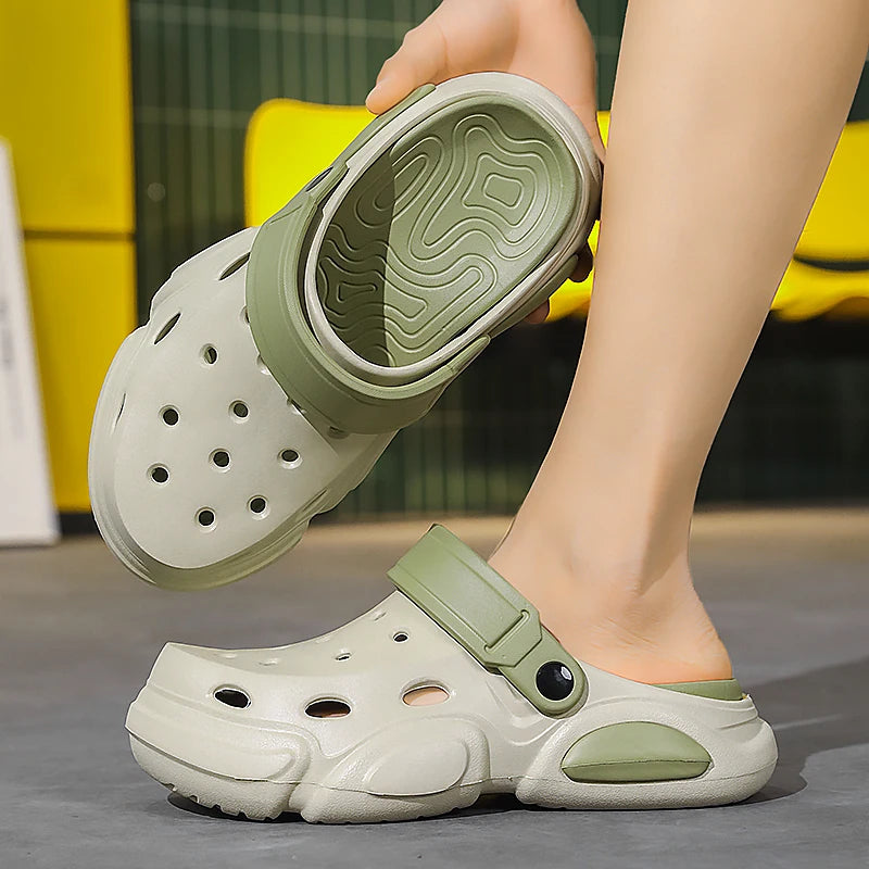 Couple Style Men's and Women's Slippers 2025 New Outer Wear Summer Home Shoes Casual Beach Slippers