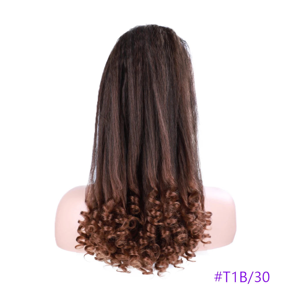 Synthetic Long Curly End Ponytail Extension Synthetic Draw-string Ponytail Clip-In Hair Extension For Women Natural Looking