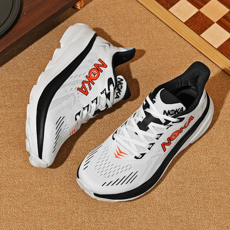 New Casual Sneakers Marathon Air Cushion Men Sports Running Shoes Breathable Lightweight Comfortable Athletic Nonskid- Sneakers*