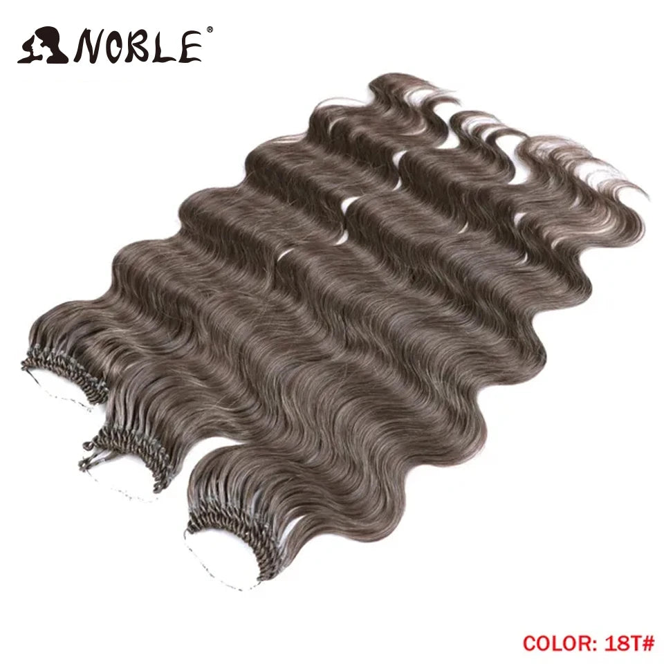Noble 18 Hair Body Wave Crochet Hair Extension Ponytail Extensions 24" Fake Hair Goddess Braids Crochet Braids Hair Extensions