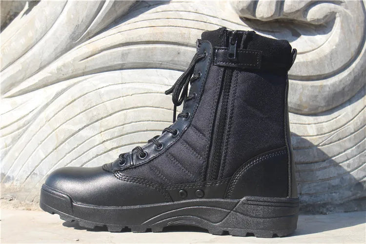 Wear resistant tactical boots for both men and women waterproof security shoes outdoor hiking boot high top desert boots for men