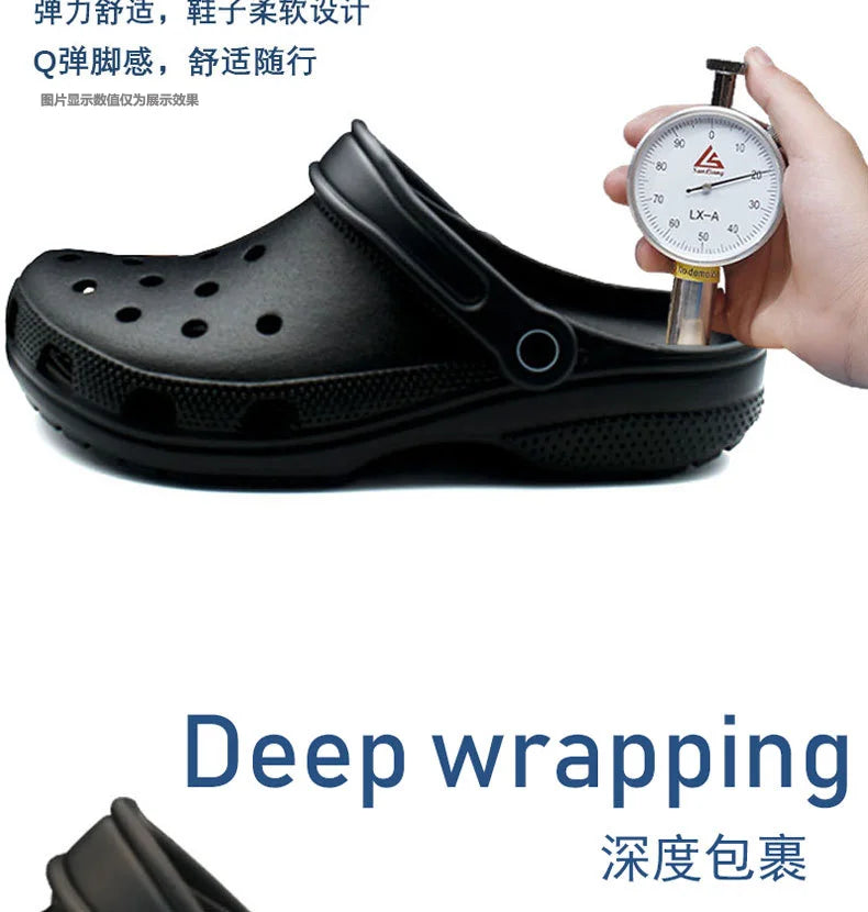 Eva Sandals Beach Shoes Outdoor Clogs Men and Women Same Style Garden Shoes