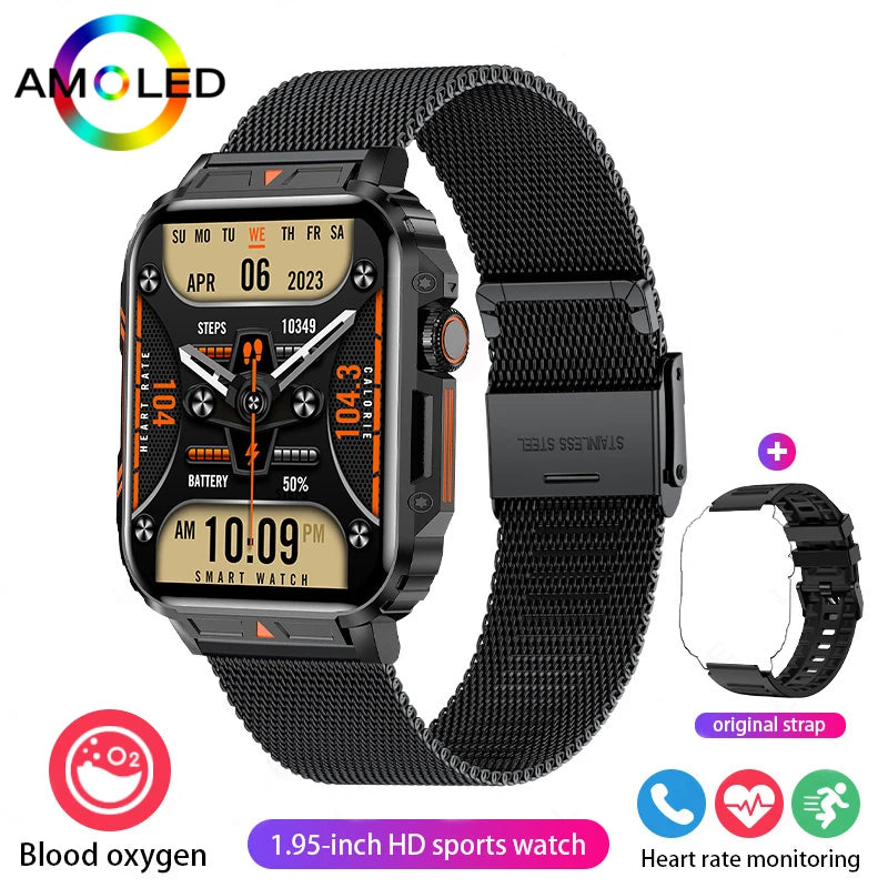 2024 Smartwatch 1.95 Inch Screen Health Monitoring Watches IP68 Waterproof Sport Fitness Smart Watch For Men Women Reloj Hombre