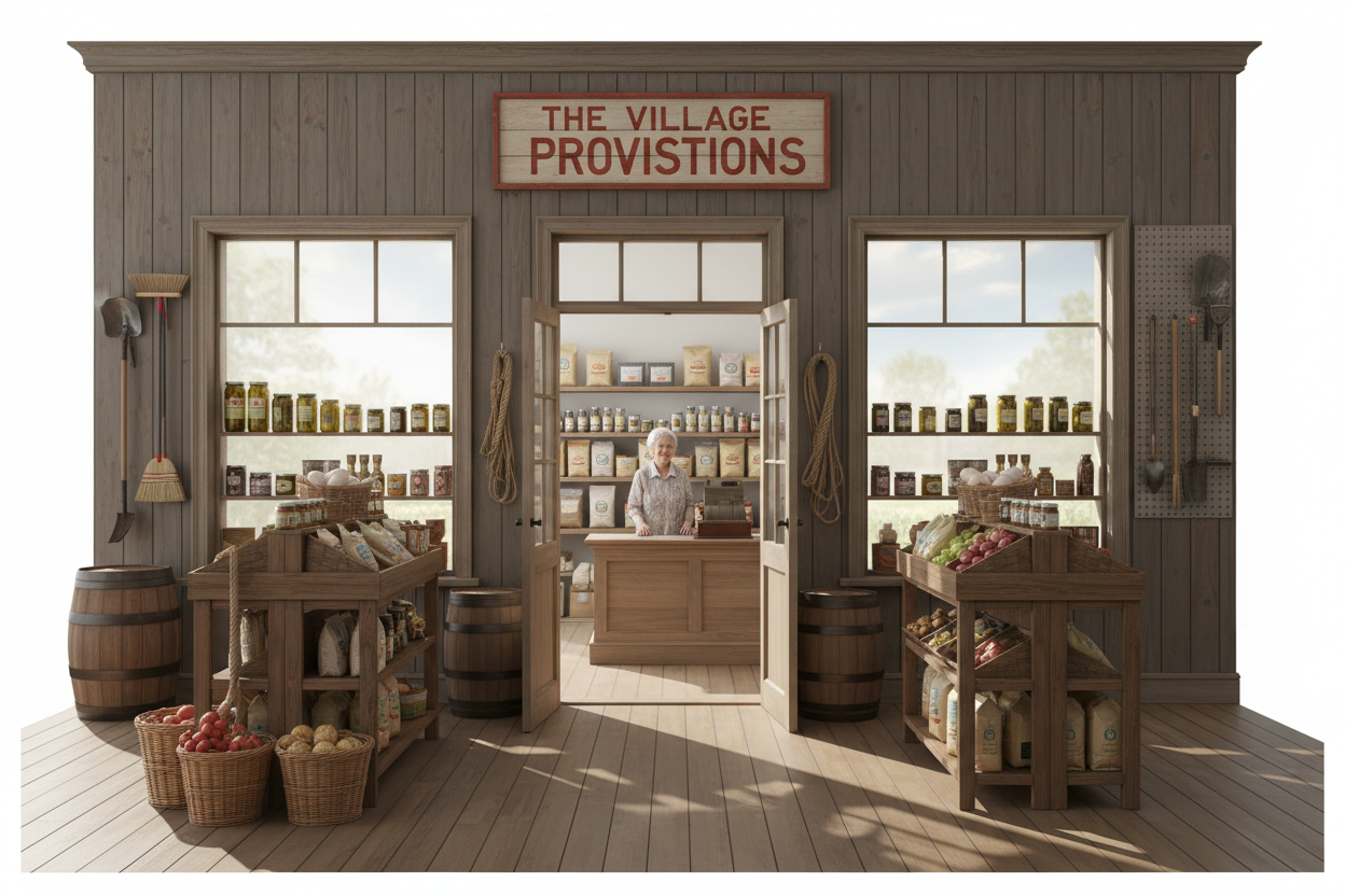 Aller d'un magasin de baza