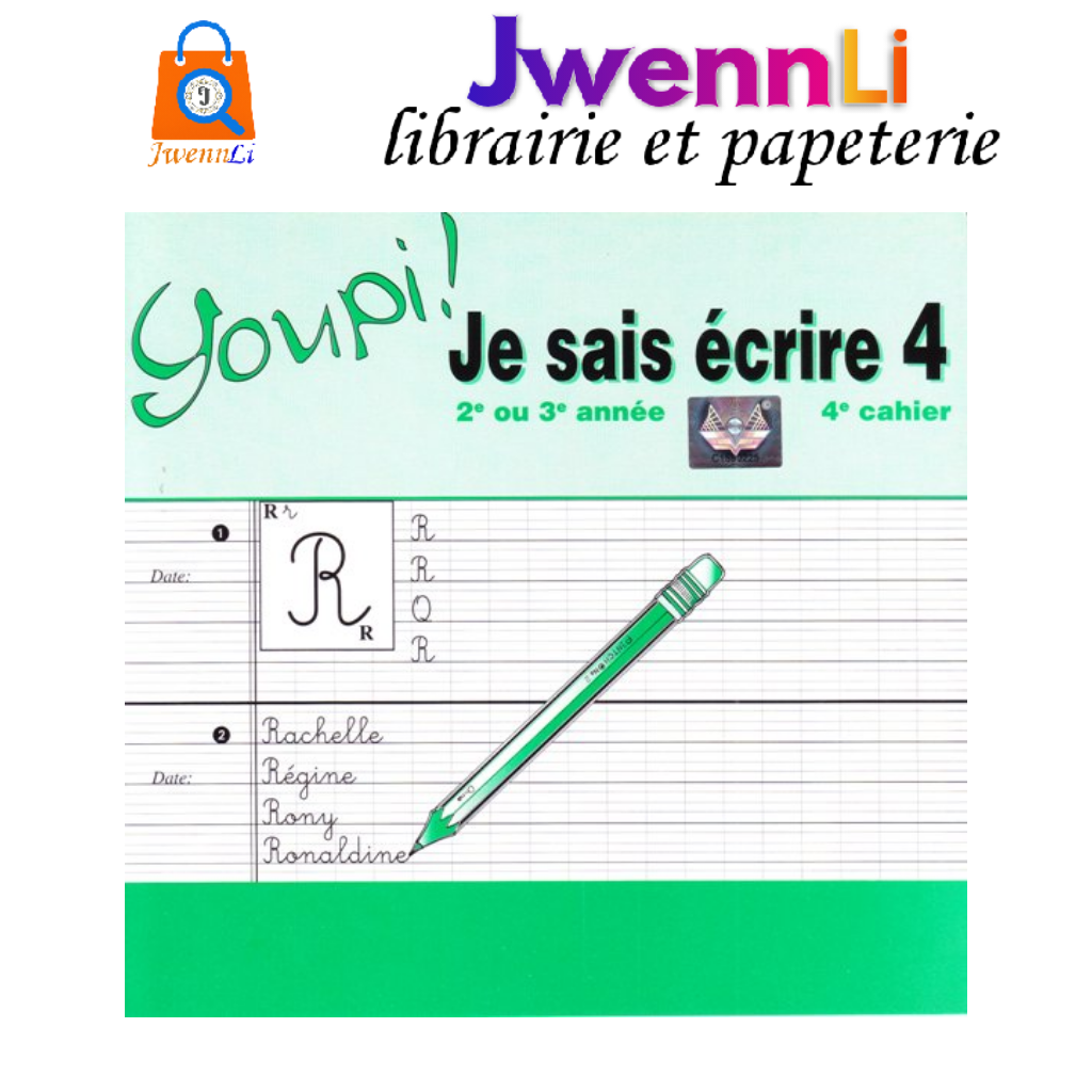 Youpi ! Je sais écrire